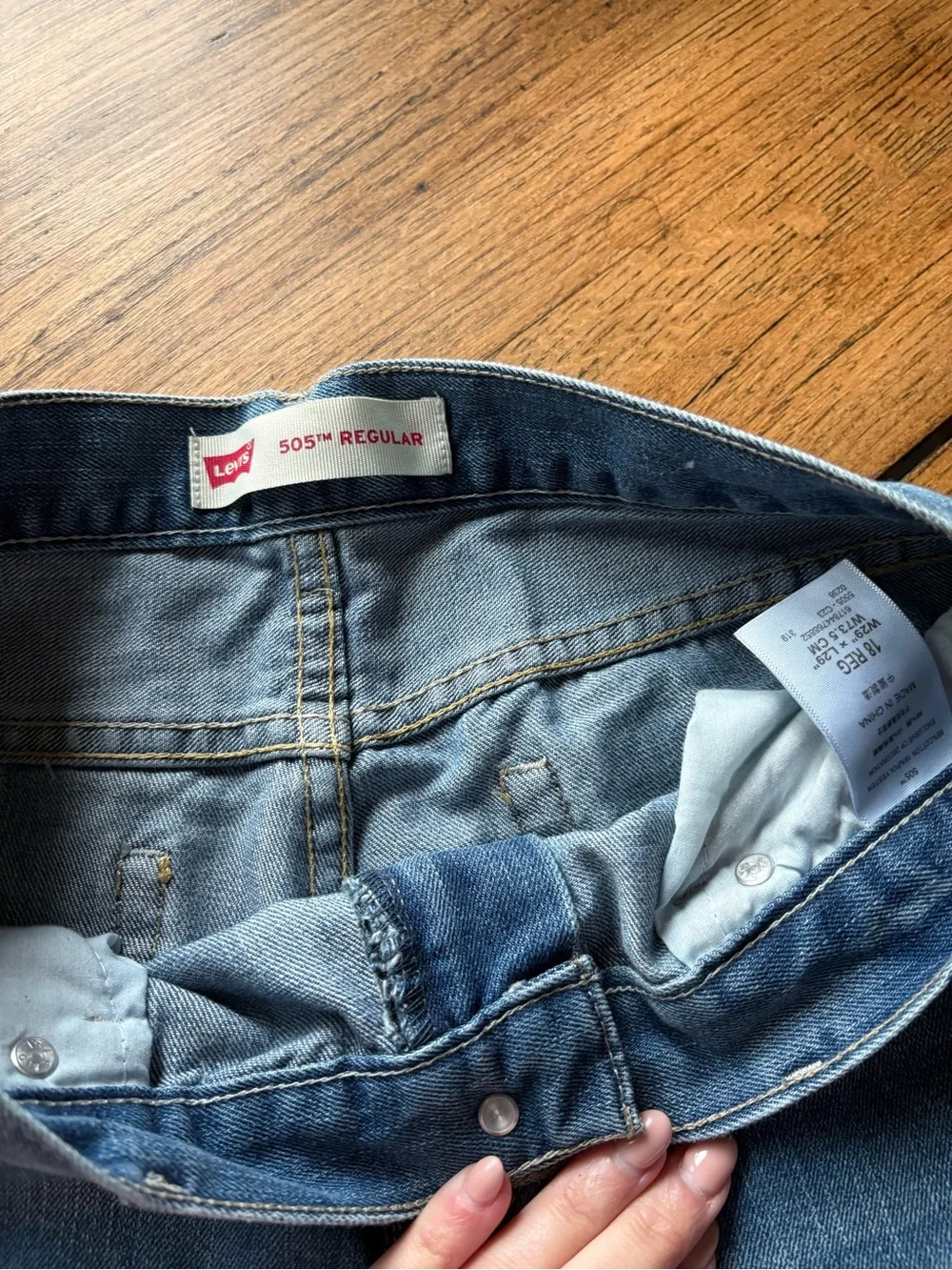 Levi's Boys Light Blue Straight Jeans